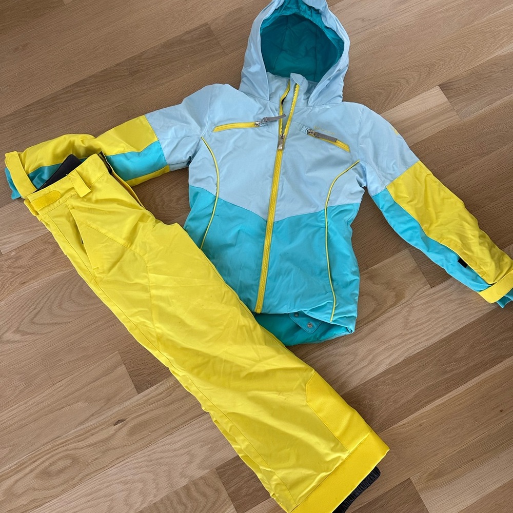 Spyder Black and Yellow Jacket
